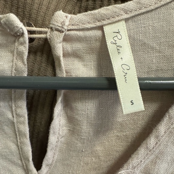 Rylee + Cru Vienna - 100% Linen Midi Dress Small - Like New - Picture 3 of 5